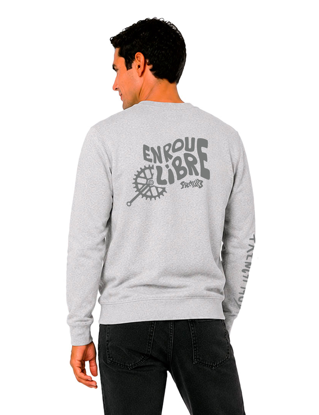Sweat col rond "En roue Libre" Unisexe