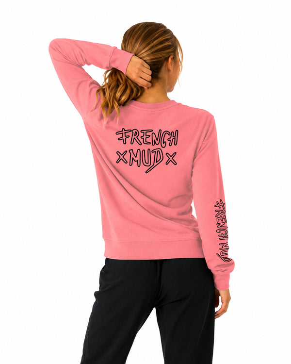 Sweat col rond "X French MUD X" Unisexe