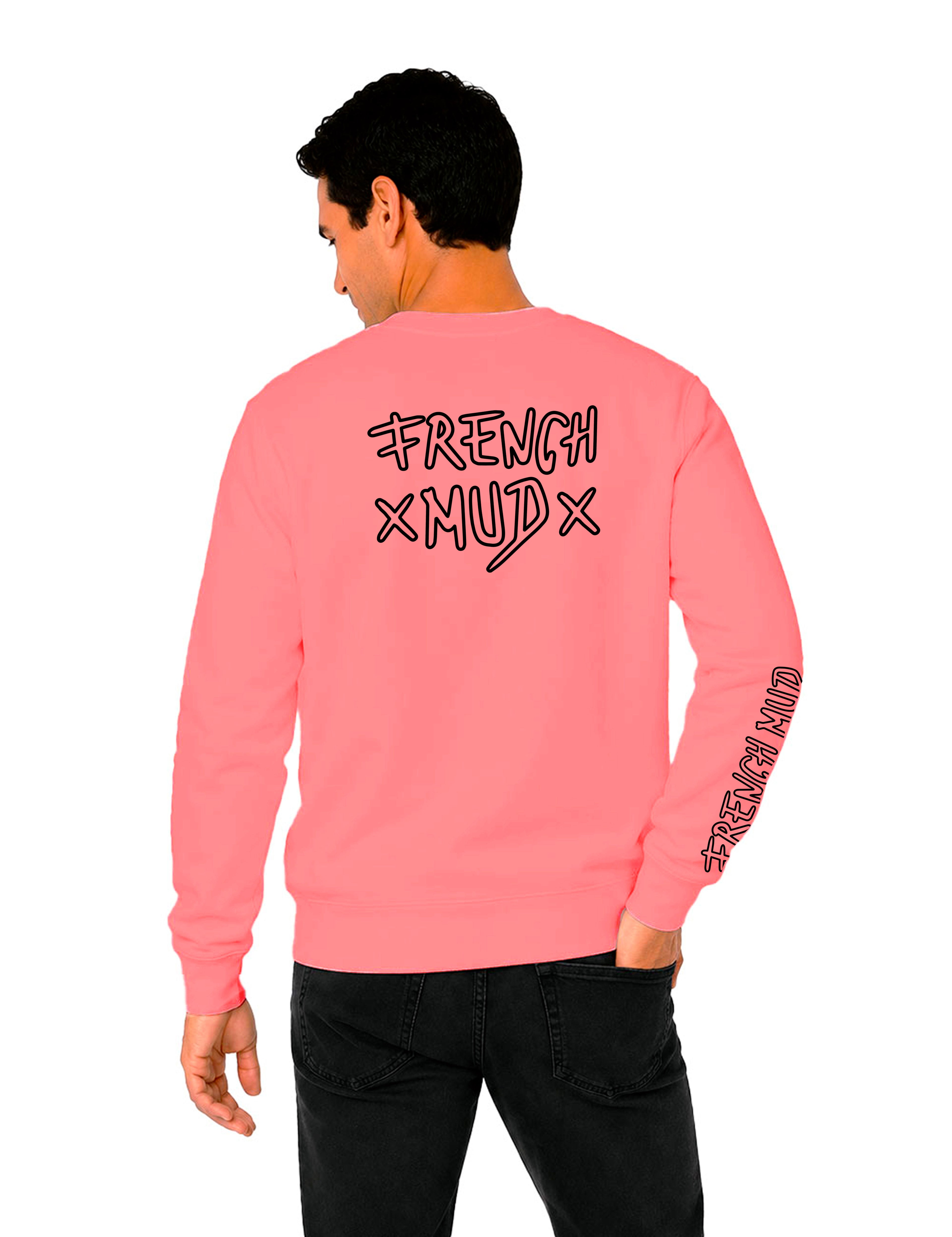 Sweat col rond "X French MUD X" Unisexe