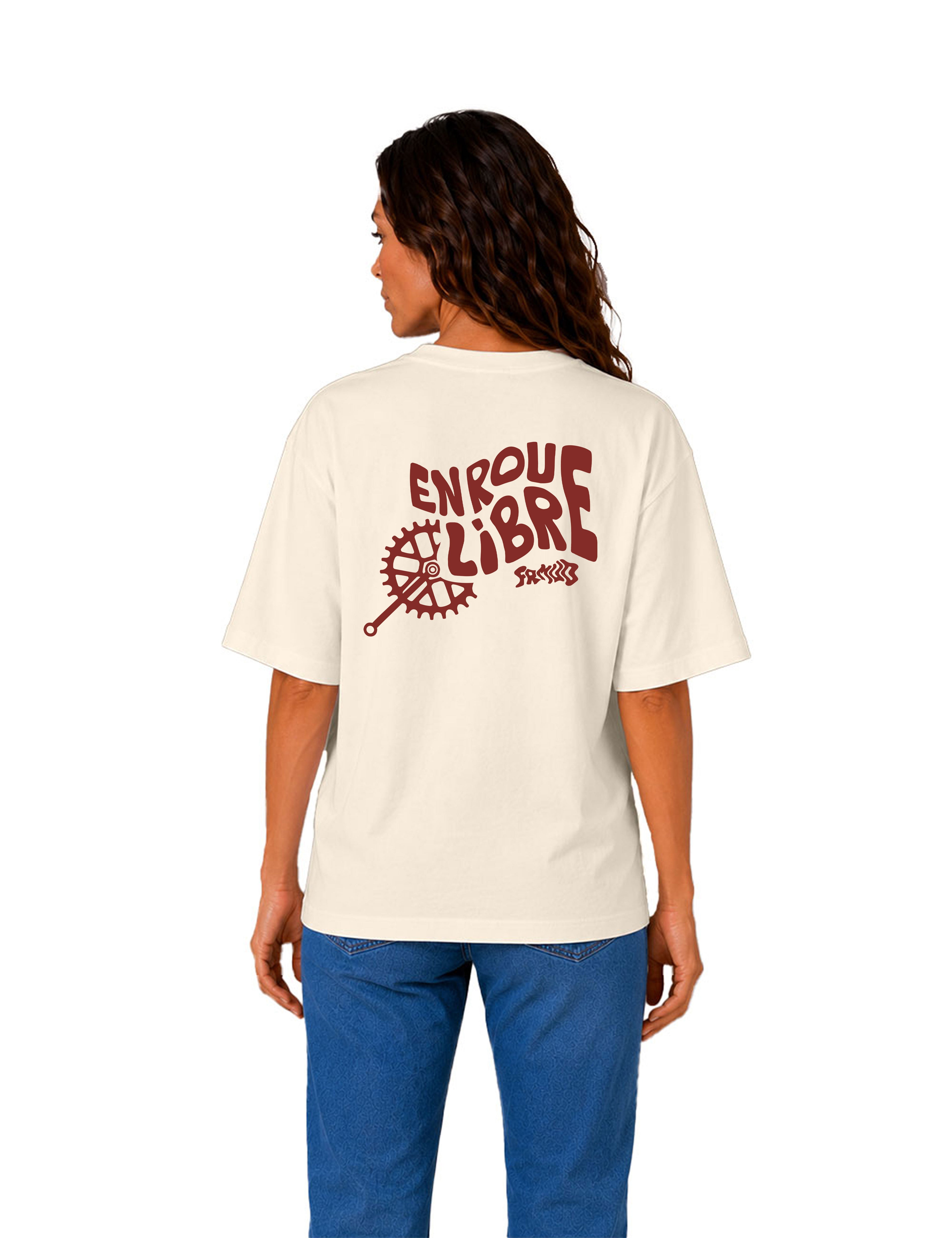 T-Shirt "En roue libre" Natural Unisexe