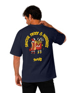 T-Shirt "Saucisse frites & motocross" Unisexe Foncé
