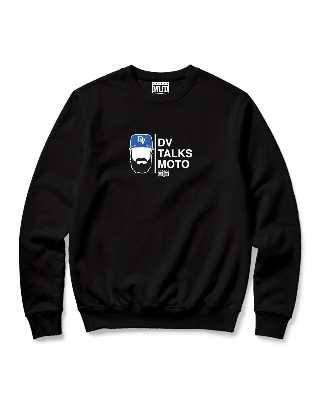 Sweat Col Rond "DV Talks Moto" Adulte