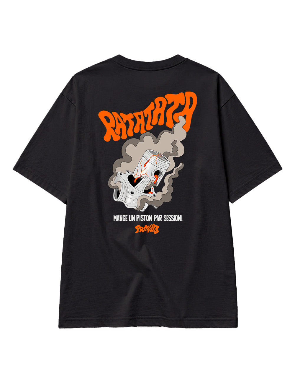 T-Shirt "RATATATA" Noir Unisexe