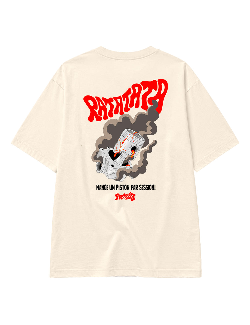 T-Shirt "RATATATA" Natural Unisexe