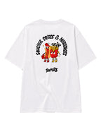 T-Shirt "Saucisse frites & motocross" Unisexe