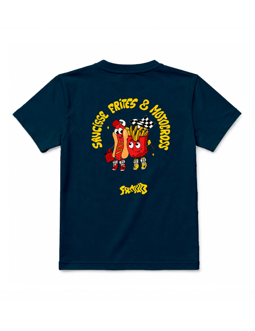 T-shirt "Saucisse frite et Motocross" Enfant