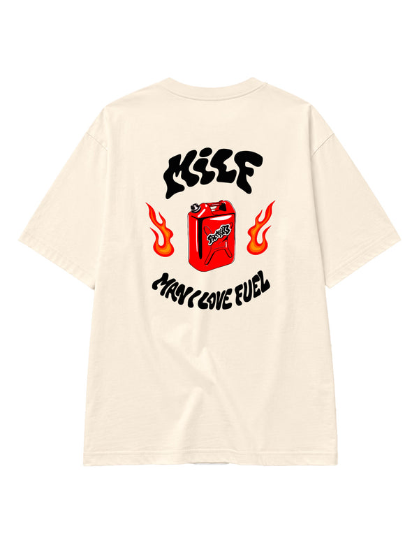 T-Shirt "MILF - Man I Love Fuel" Natural Unisexe