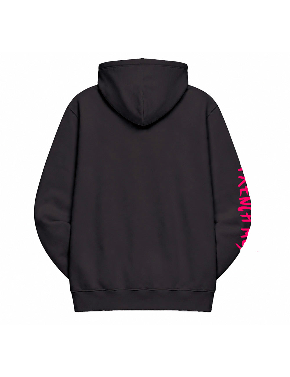 Hoodie "Fast Girl" Unisexe Noir & Natural