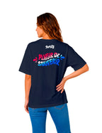 T-Shirt "Plaisir de souffrir" Navy Unisexe