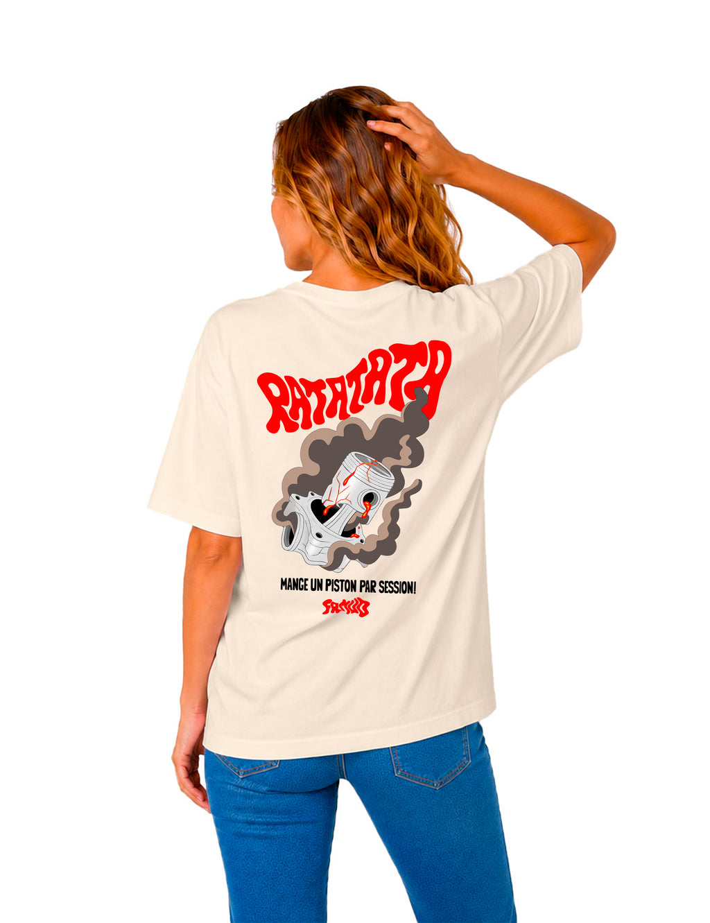 T-Shirt "RATATATA" Natural Unisexe
