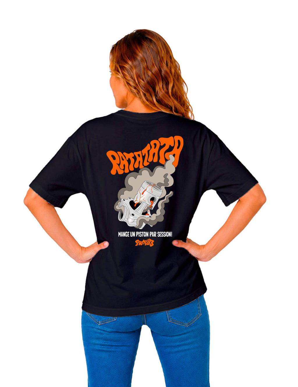 T-Shirt "RATATATA" Noir Unisexe