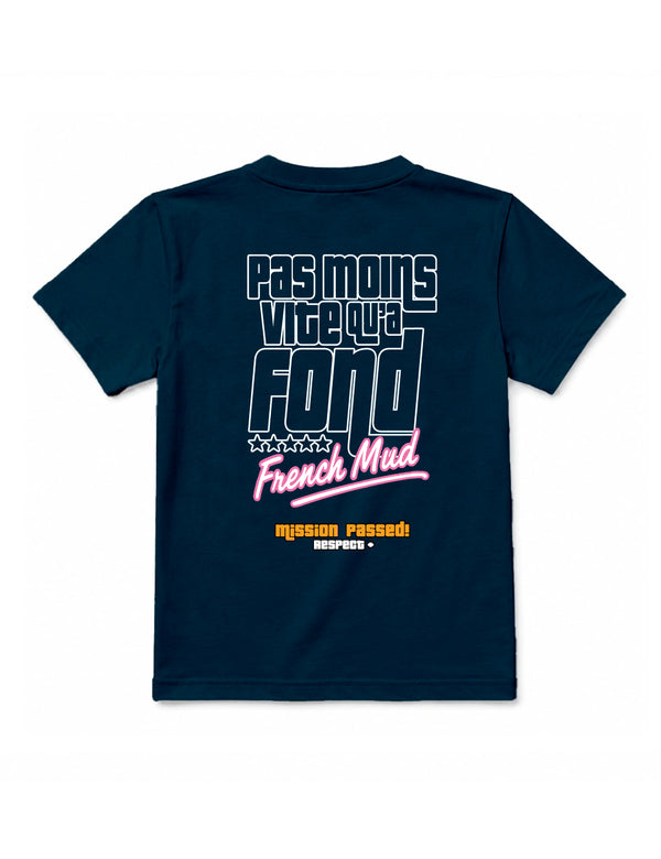 T-shirt "Pas moins vite qu'à fond" Enfant