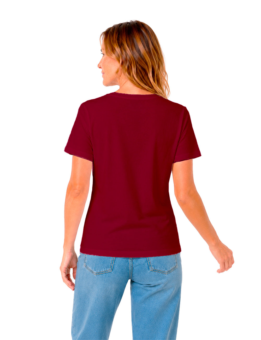 T-Shirt "X French-MUD X bordeaux" Femme