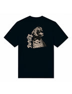 T-Shirt "Guépard" Noir Unisexe