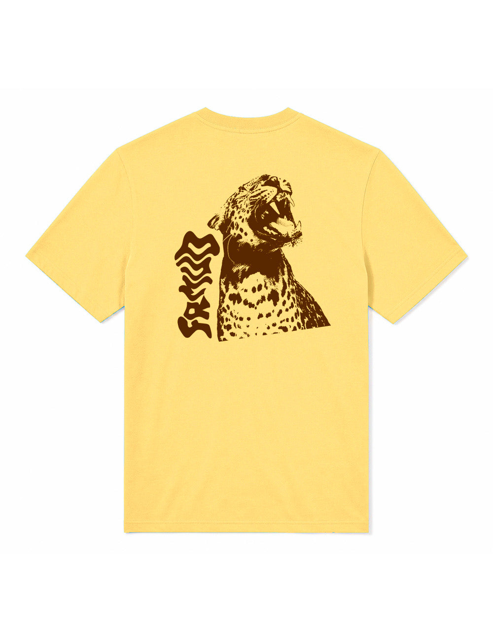 T-Shirt "Guépard" Jaune Unisexe