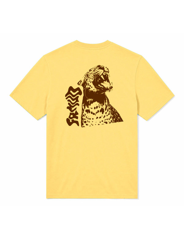 T-Shirt "Guépard" Jaune Unisexe