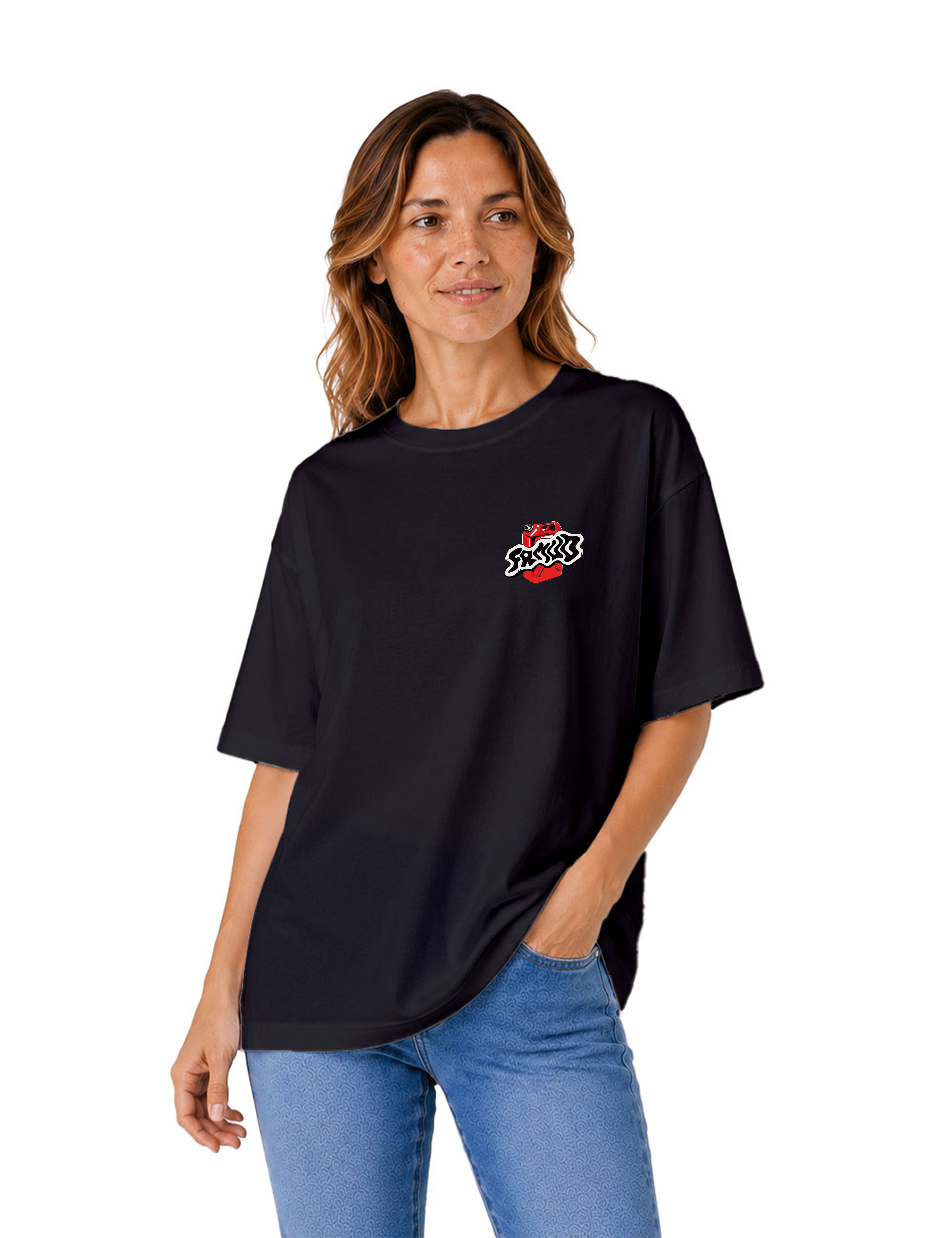 T-Shirt "MILF - Man I Love Fuel" Noir Unisexe