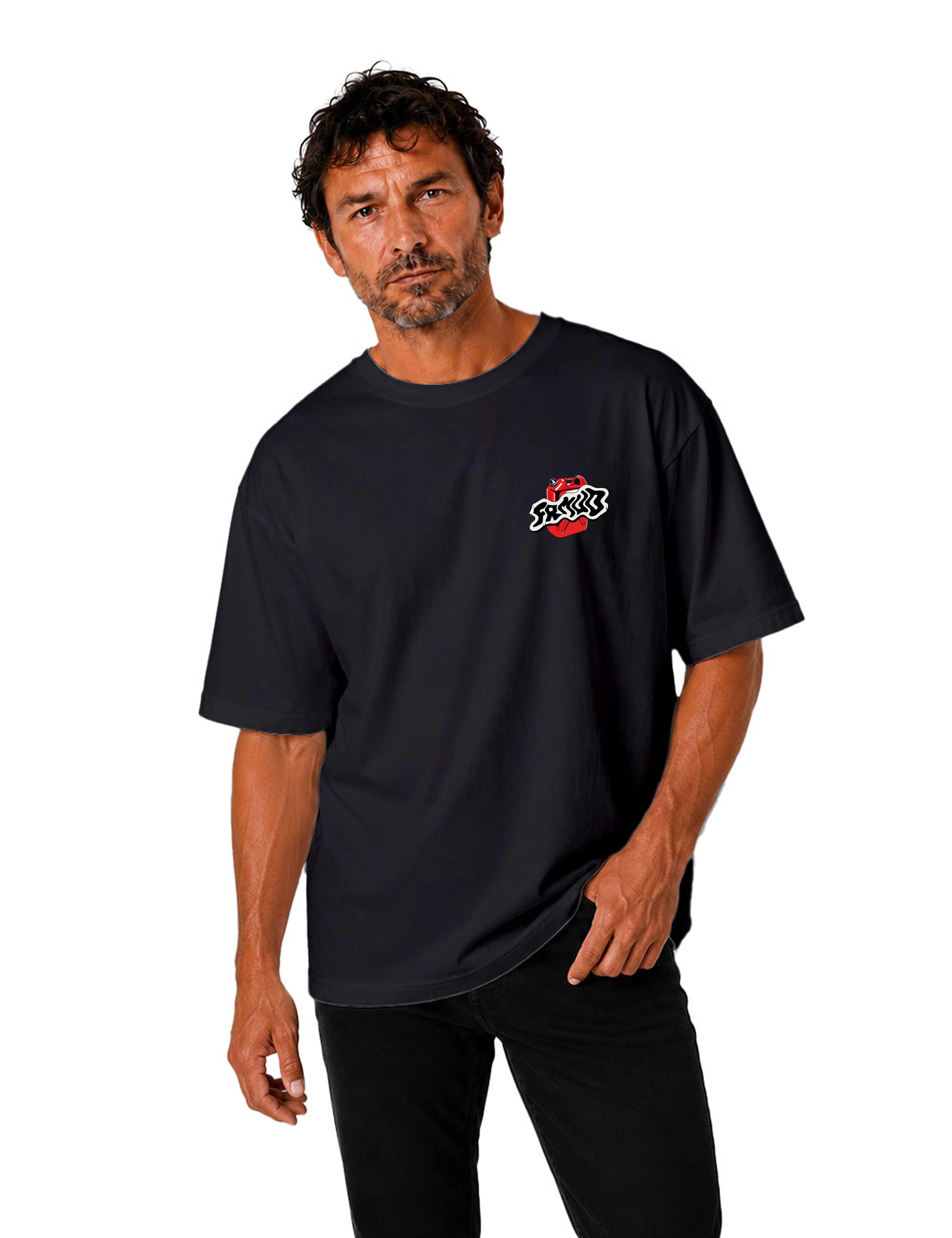 T-Shirt "MILF - Man I Love Fuel" Noir Unisexe