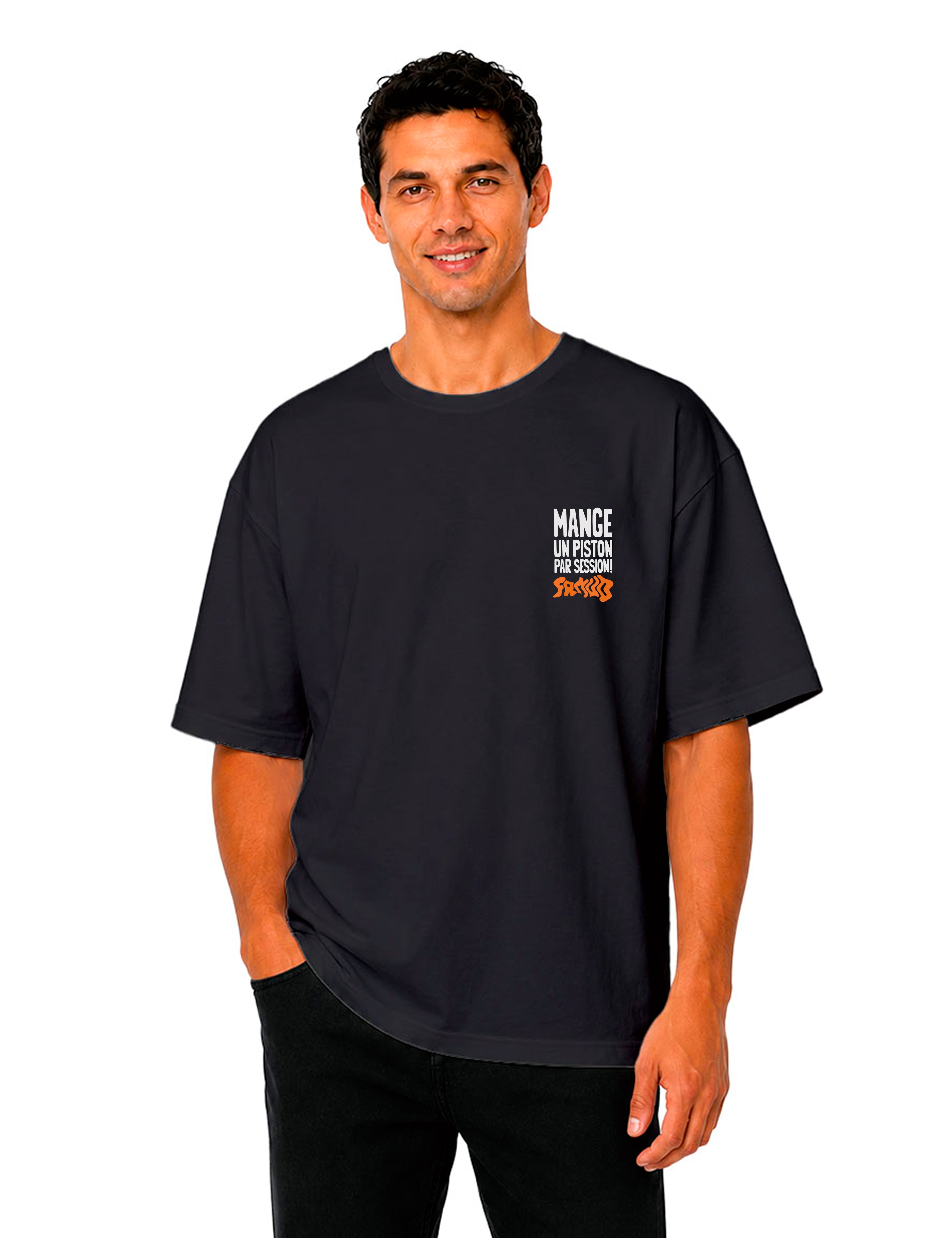 T-Shirt "RATATATA" Noir Unisexe