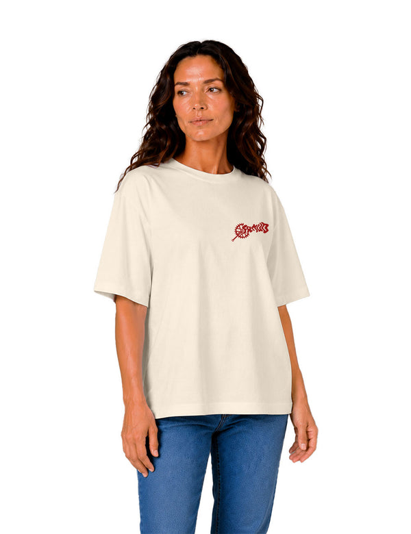 T-Shirt "En roue libre" Natural Unisexe