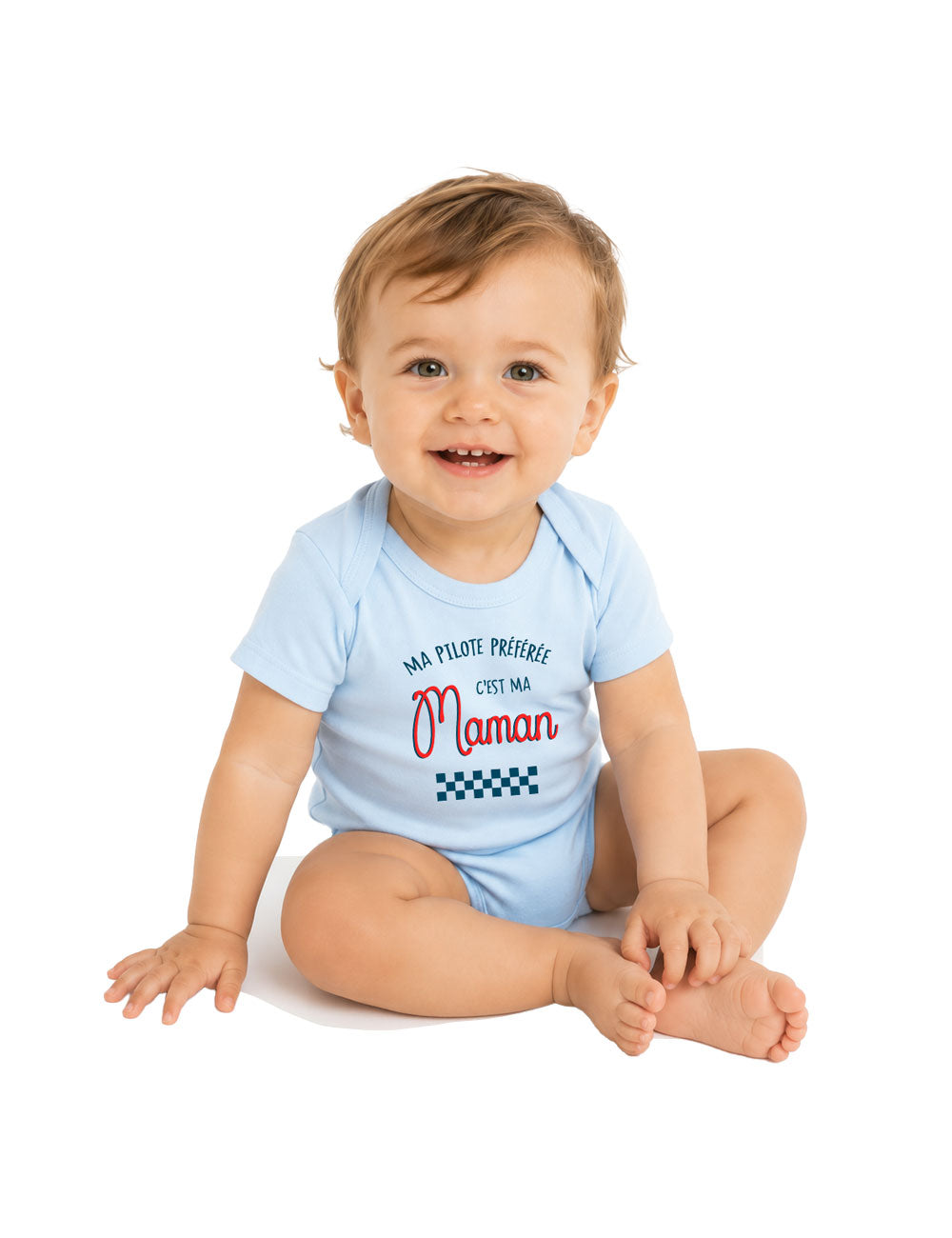 Body "Ma pilote préférée c'est ma maman" bébé