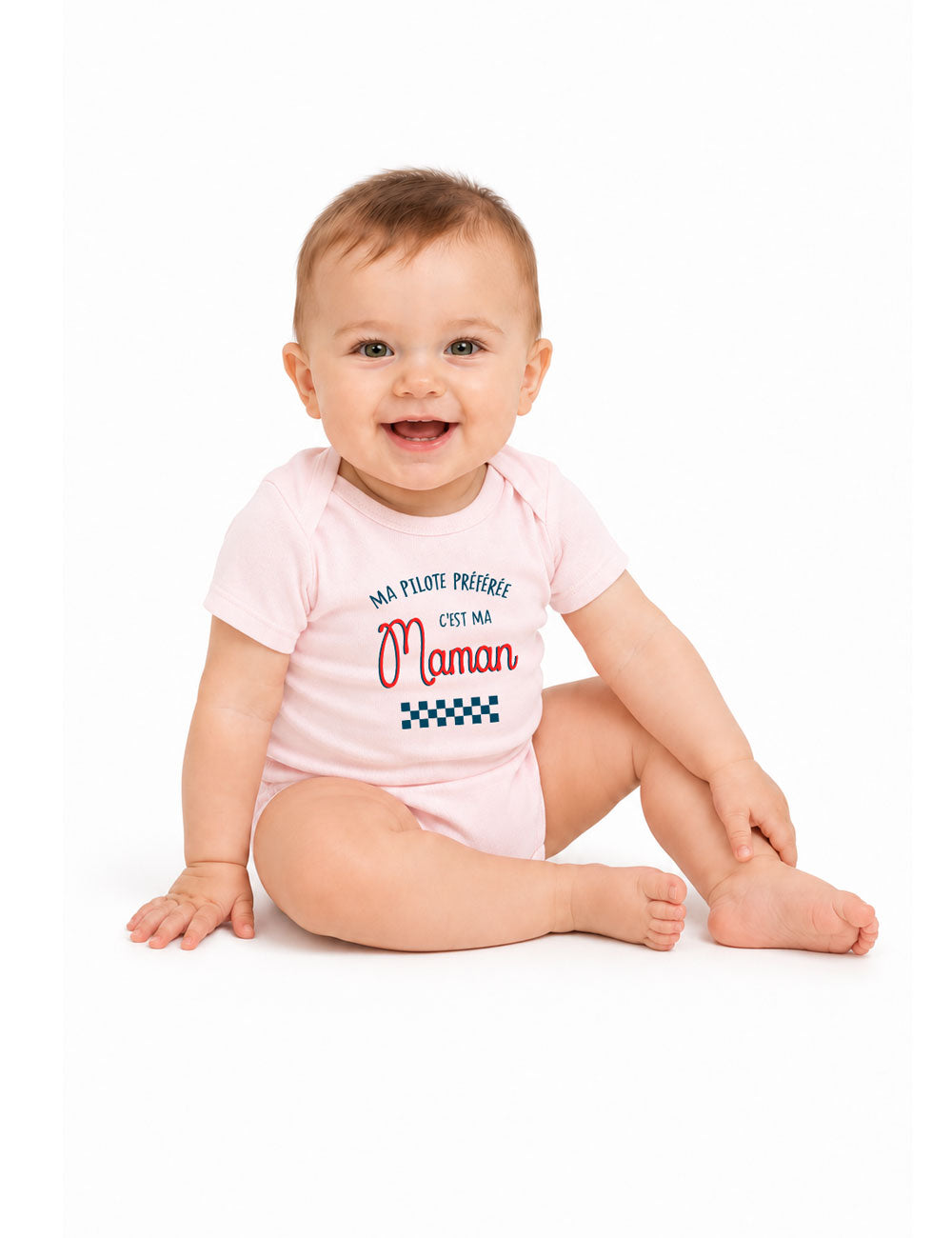 Body "Ma pilote préférée c'est ma maman" bébé