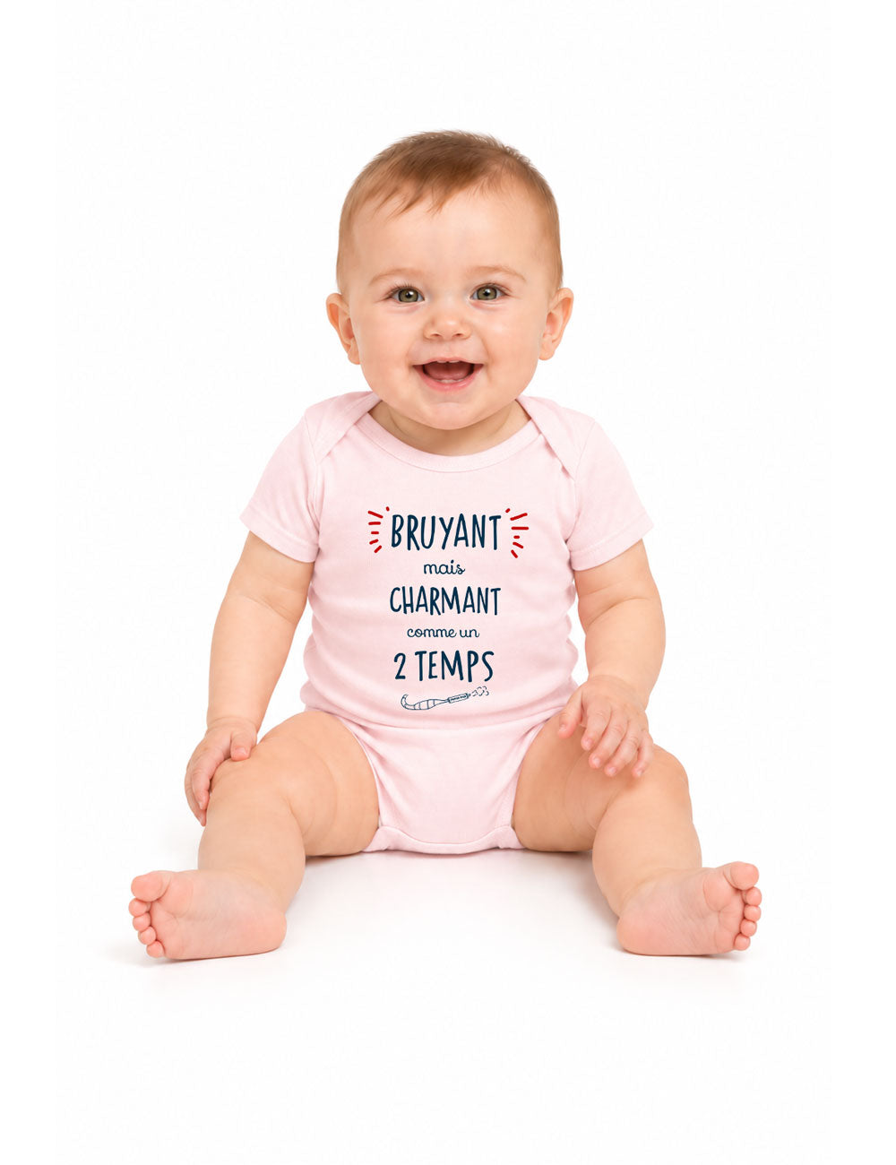 Body "Bruyant mais charmant comme un 2 temps" bébé