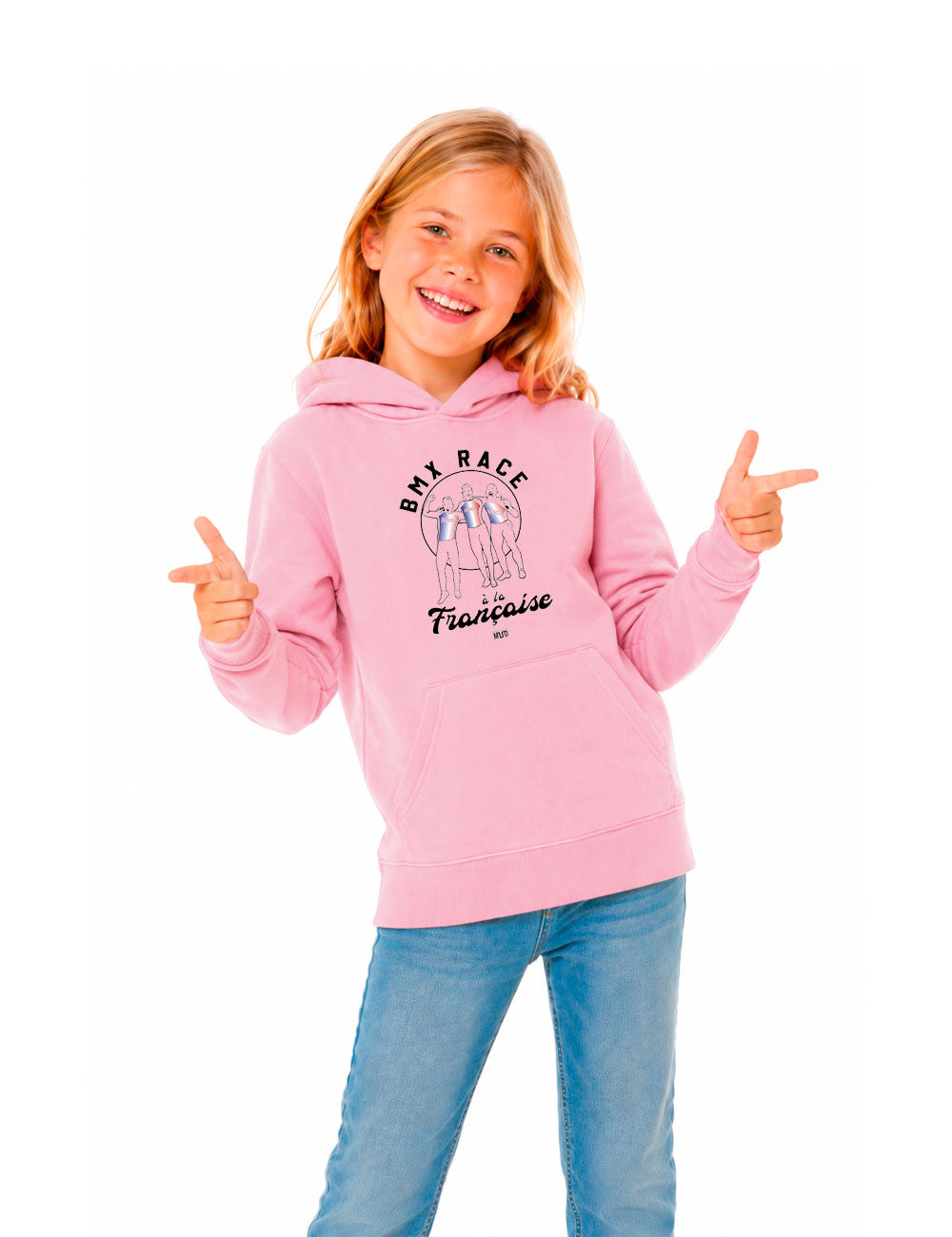 Hoodie "BMX Race à la française" Enfant