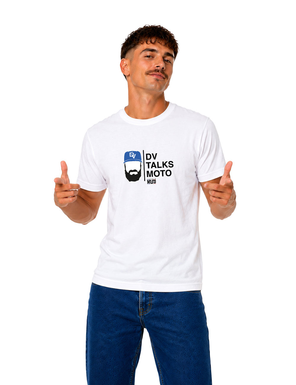 T-Shirt "DV Talks Moto" Unisexe