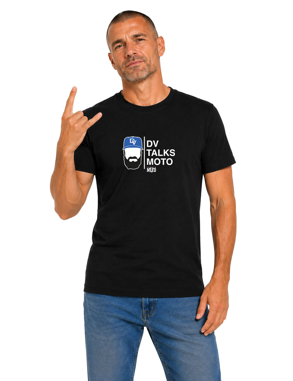 T-Shirt "DV Talks Moto" Unisexe