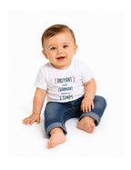 T-shirt bébé "Bruyant mais charmant comme un 2 temps"