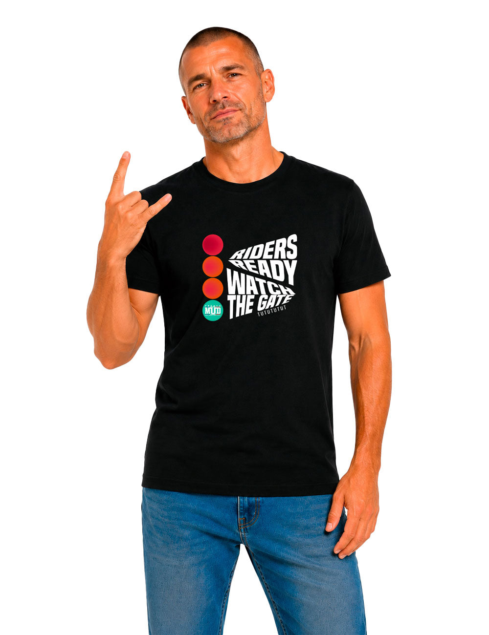 T-Shirt "Riders Ready Watch the Gate" Unisexe