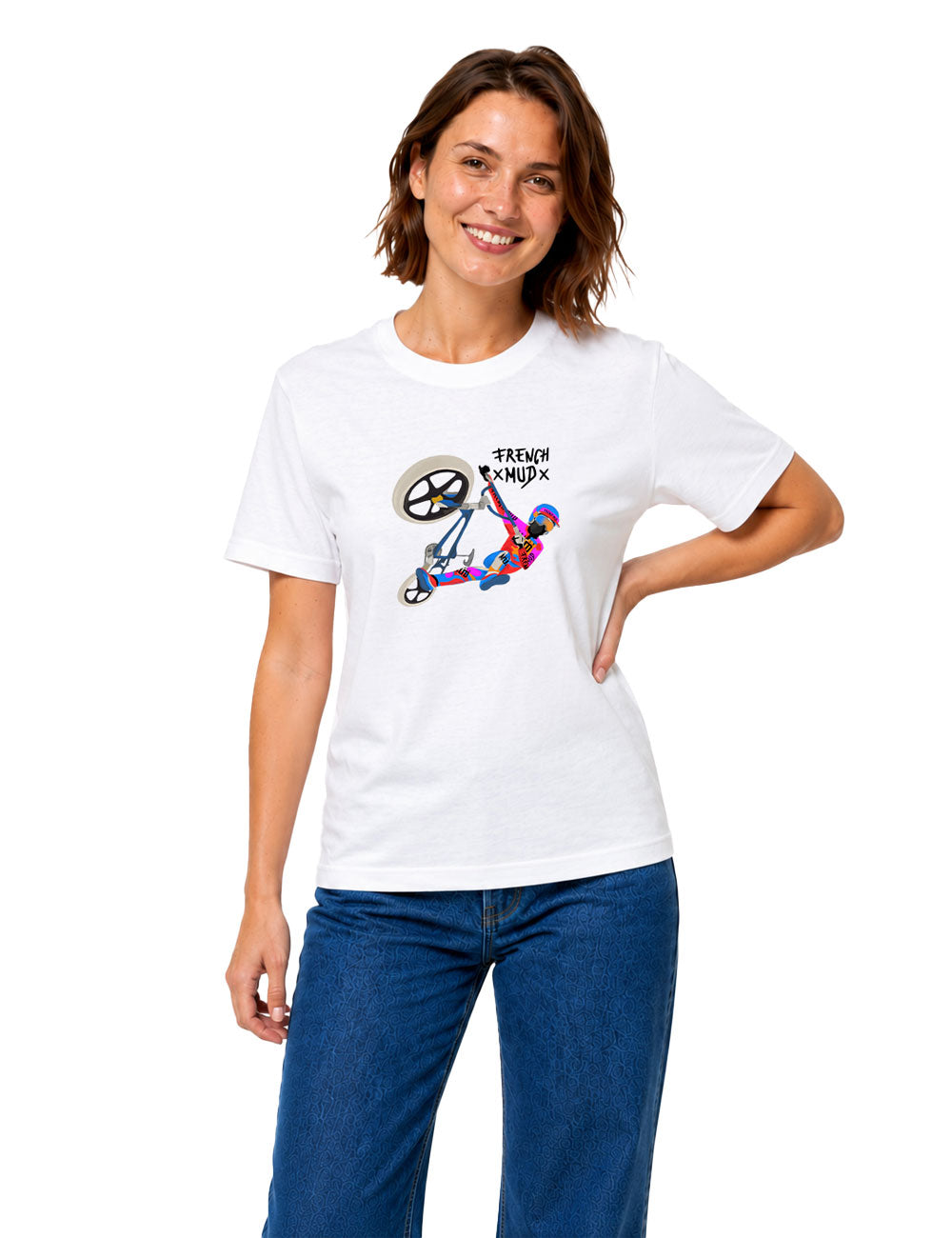 T-Shirt "Old School BMX" Unisexe