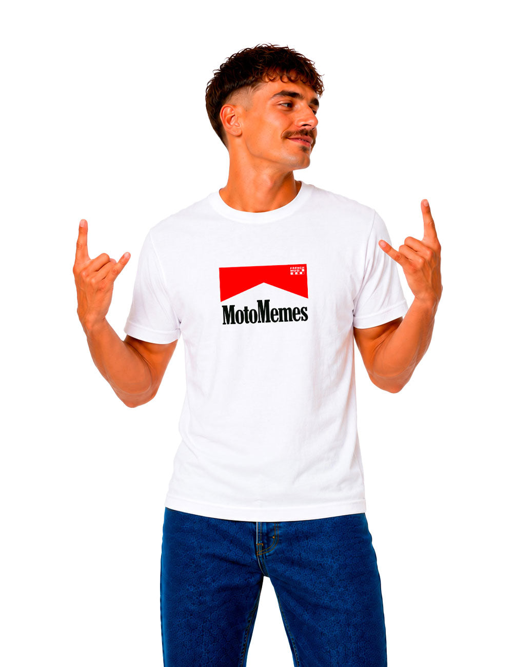 T-Shirt "Moto Memes Vintage Malboro" Unisexe