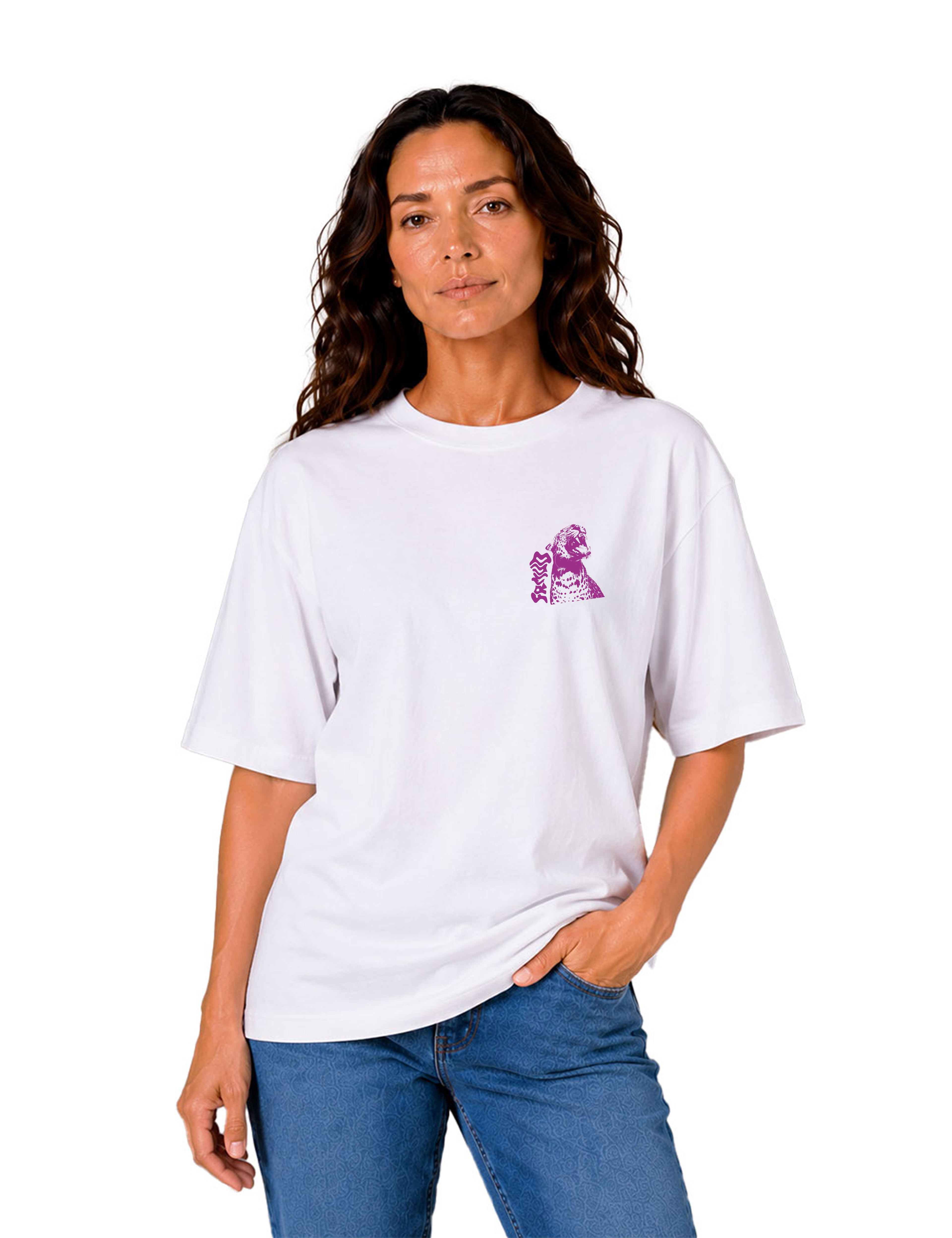 T-Shirt "Pilote sauvage" Blanc Unisexe