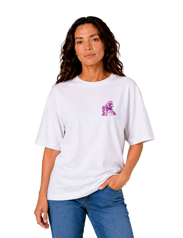 T-Shirt "Pilote sauvage" Blanc Unisexe