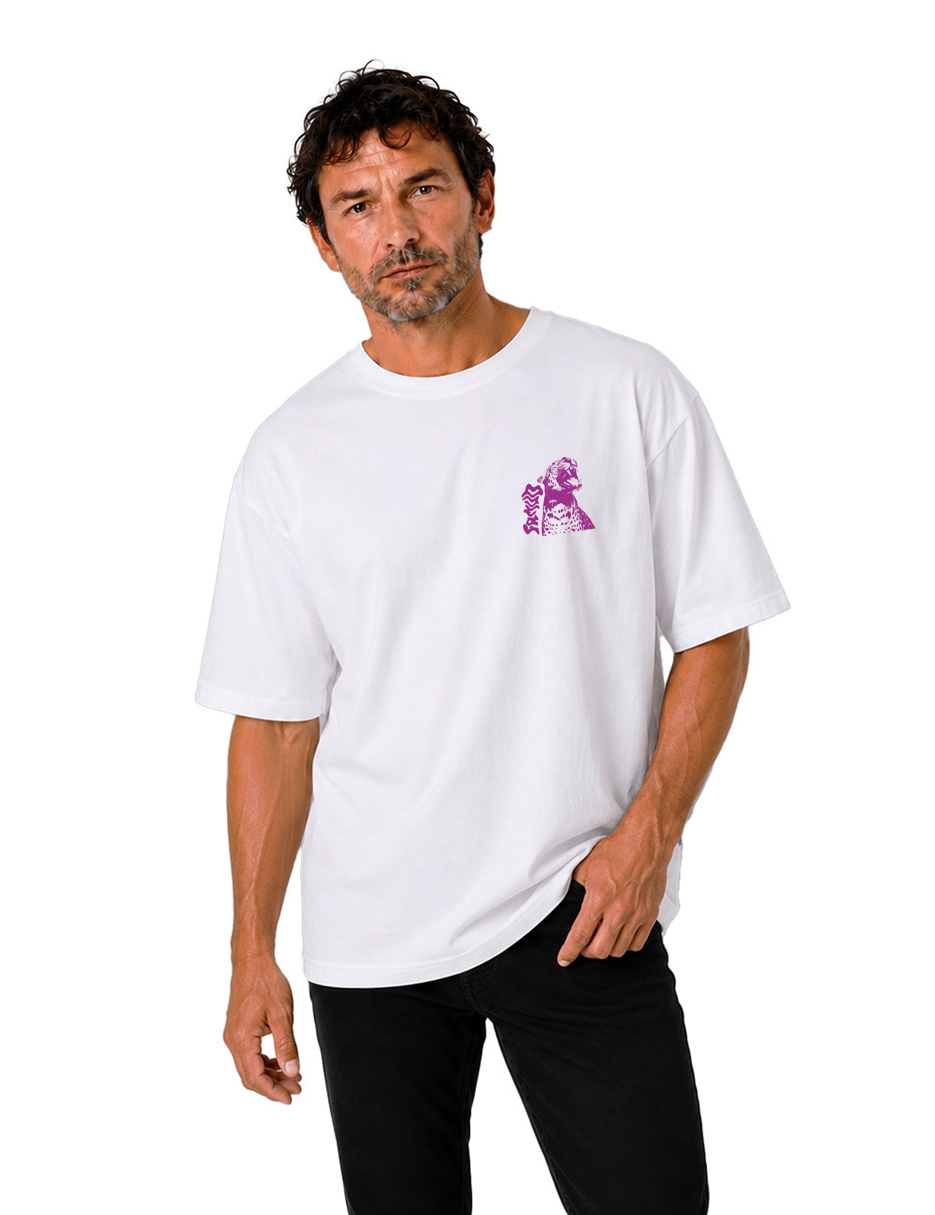 T-Shirt "Pilote sauvage" Blanc Unisexe