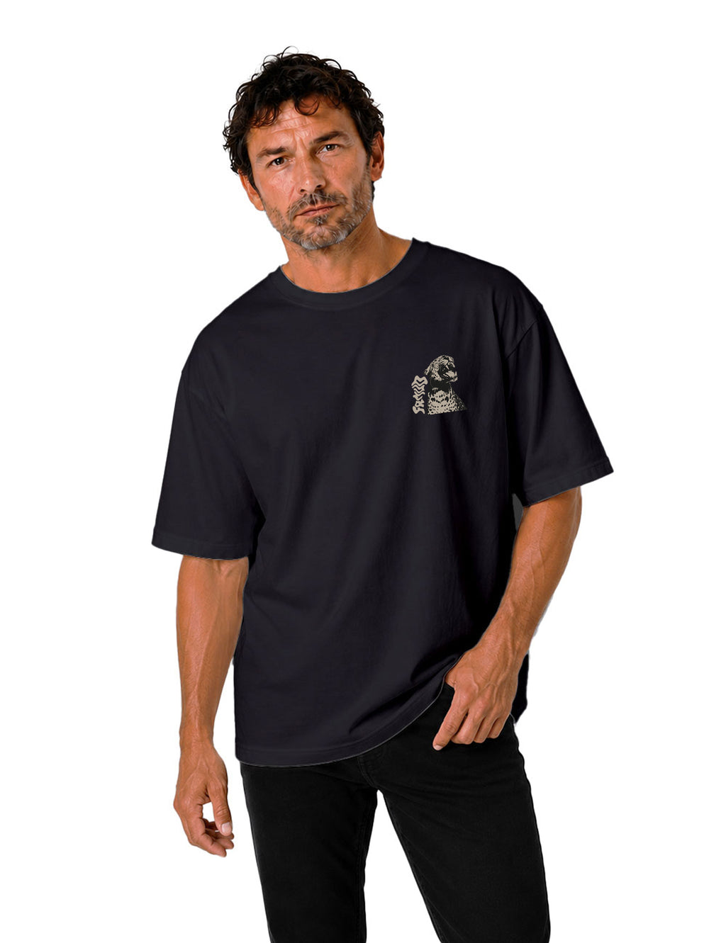 T-Shirt "Pilote sauvage" Noir Unisexe