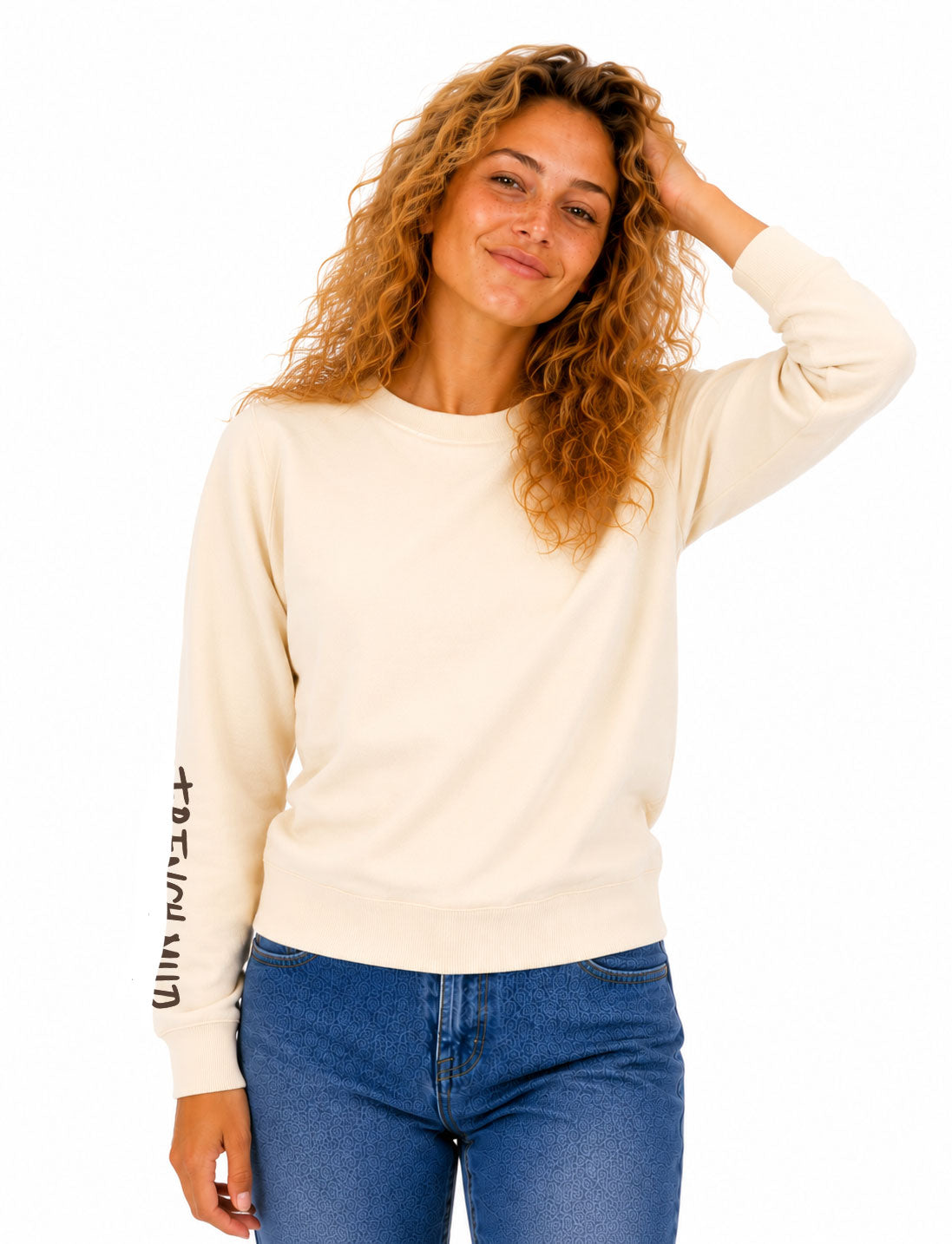 Sweat col rond "Pilote sauvage" Unisexe