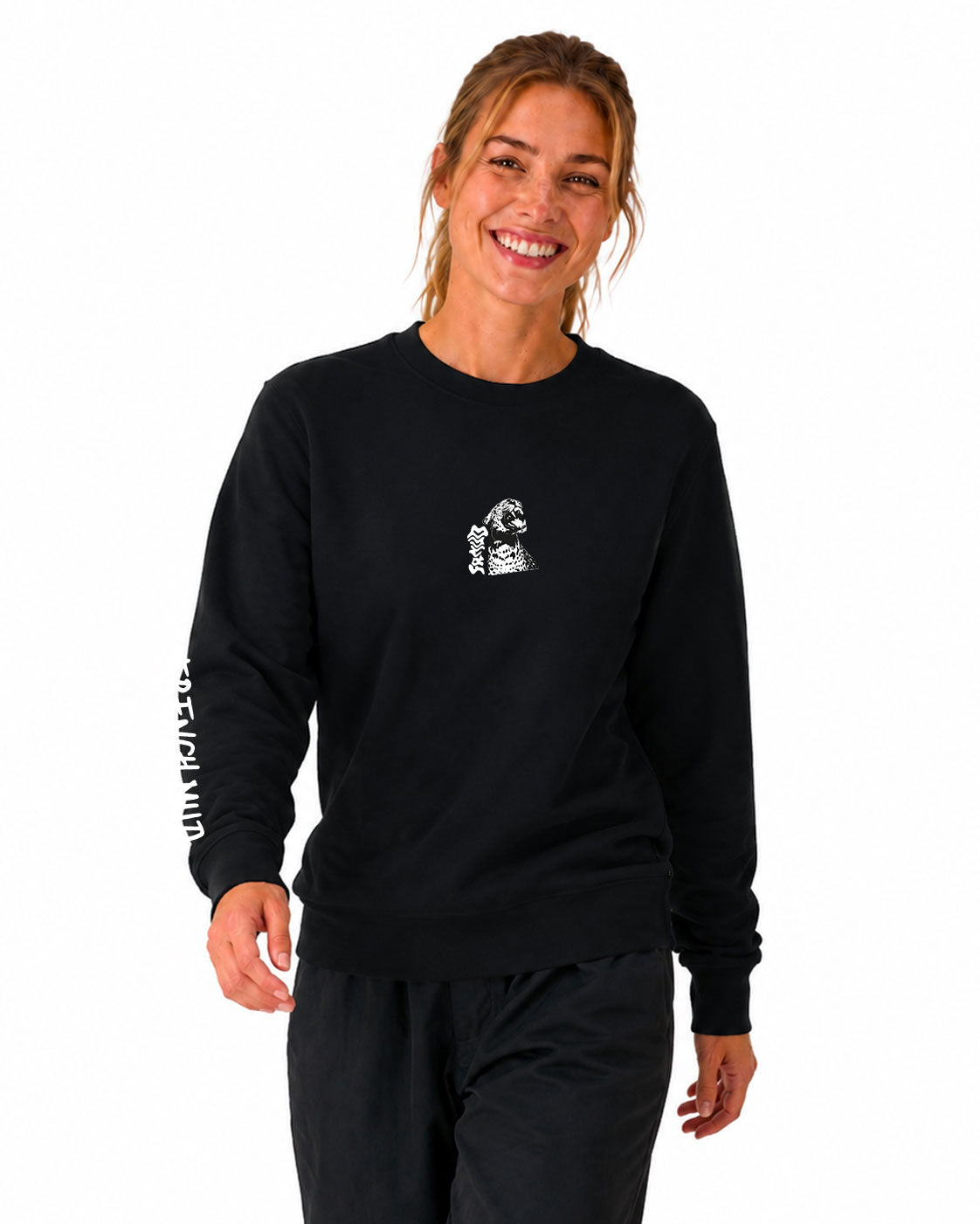 Sweat col rond "Guépard" Unisexe