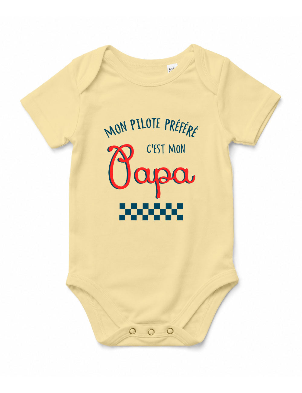 Body "Mon pilote préféré c'est mon papa" bébé