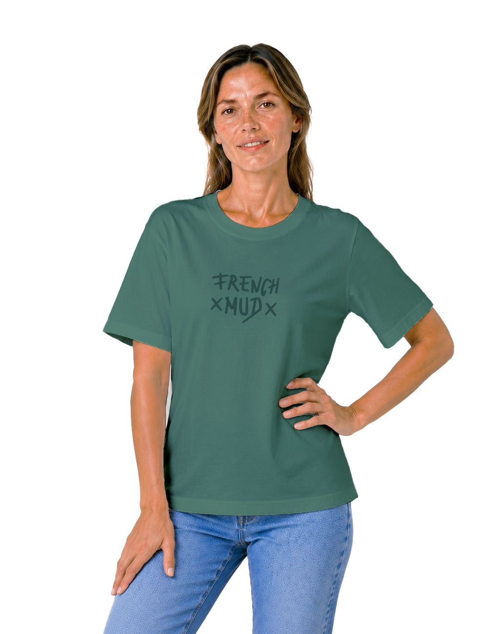 T-Shirt "X French-MUD X" Green Bay Unisexe