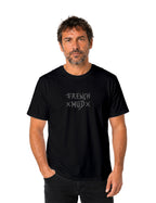 T-Shirt "X French-MUD X" Noir Unisexe