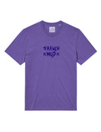 T-Shirt "X French-MUD X" Violet Unisexe