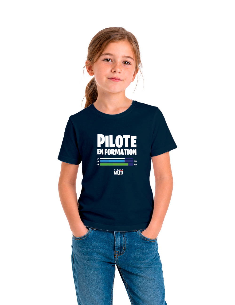 T-shirt "Pilote en formation" Enfant