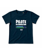 T-shirt "Pilote en formation" Enfant