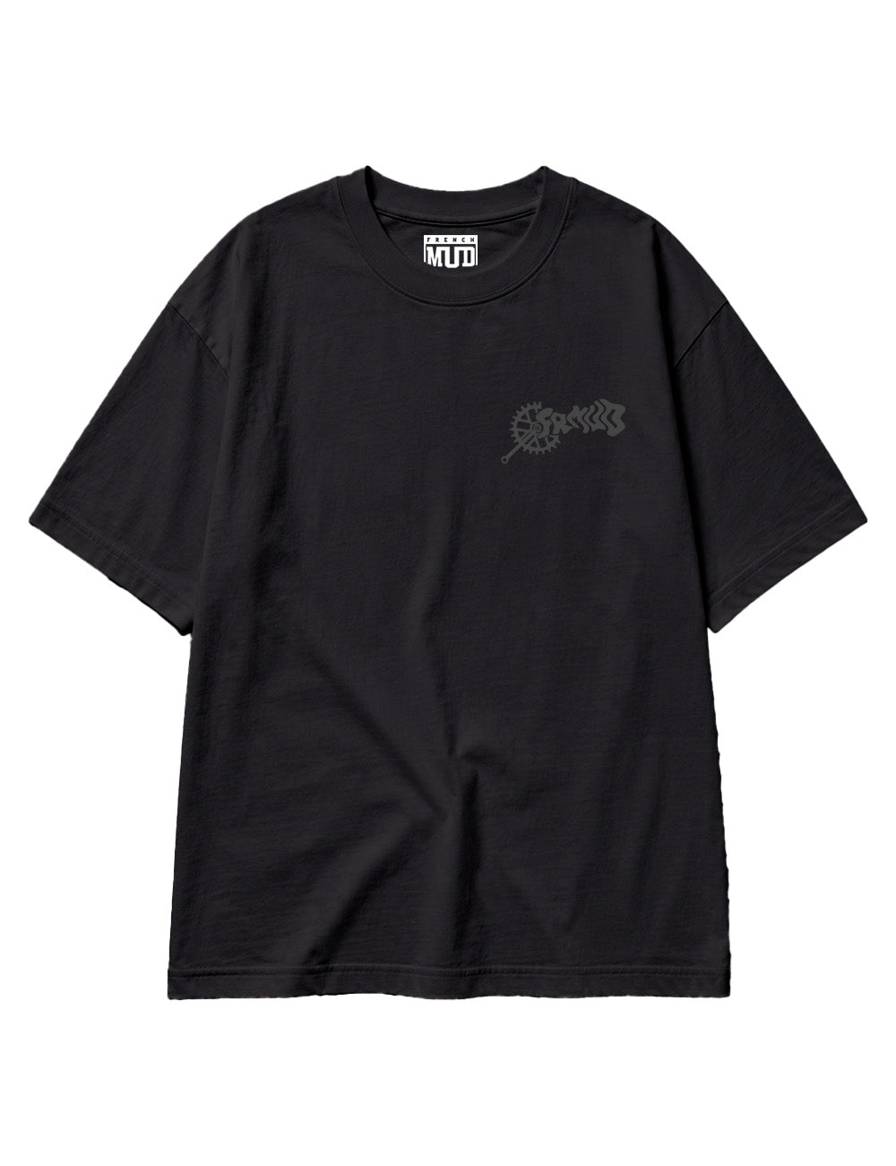 T-Shirt "En roue libre" Noir Unisexe
