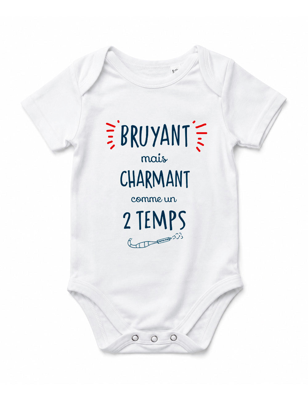 Body "Bruyant mais charmant comme un 2 temps" bébé