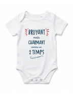 Body "Bruyant mais charmant comme un 2 temps" bébé