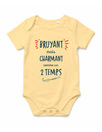 Body "Bruyant mais charmant comme un 2 temps" bébé